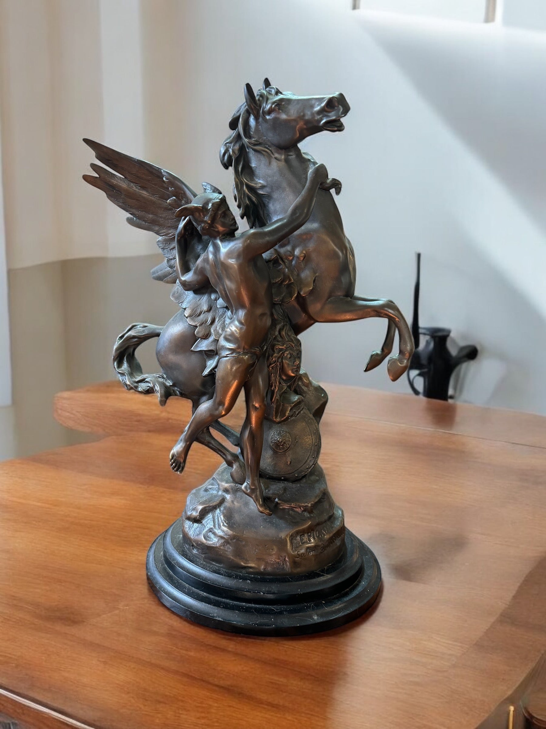 Bronze Perseus & Pegasus-Jantiques LLC.