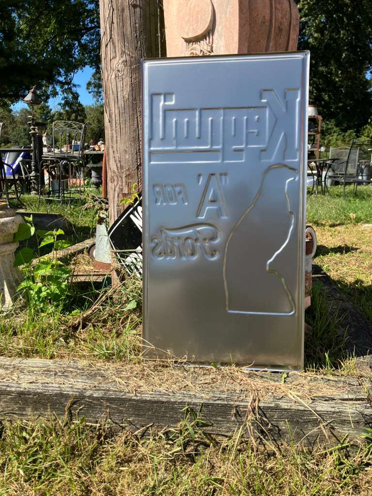 Keynoil “A for Fords” Vintage Metal Sign