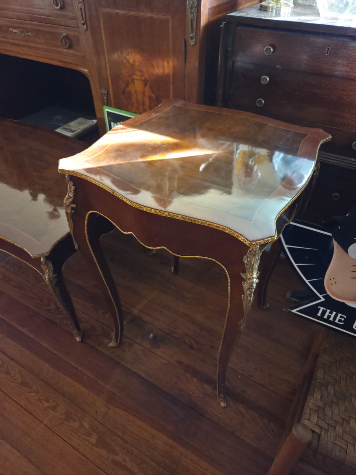 Louis XV Style coffee Table and with 2 end table Set