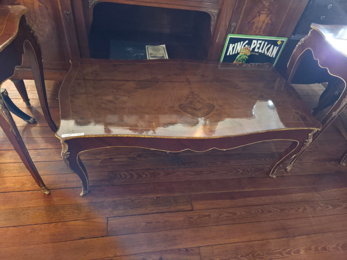 Louis XV Style coffee Table and with 2 end table Set