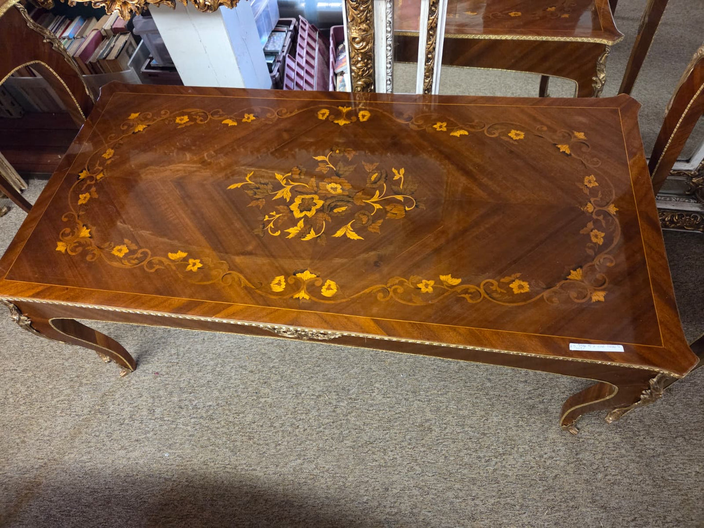 19th-century tables in the Louis XV aesthetic.