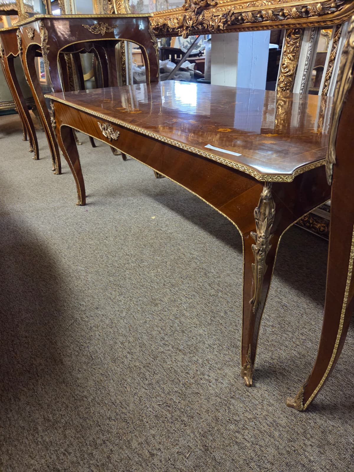 19th-century tables in the Louis XV aesthetic.