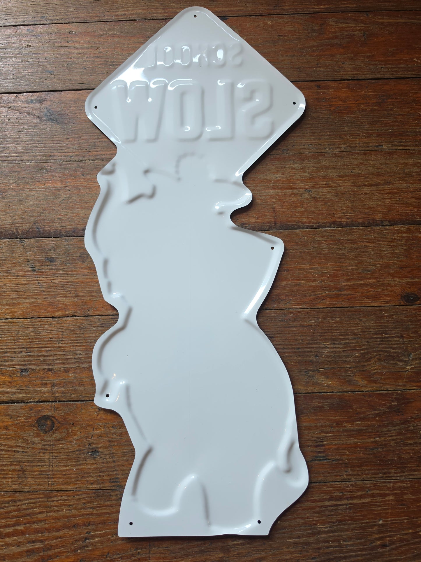 Mascot Toppie for Top Value Stamps metal sign