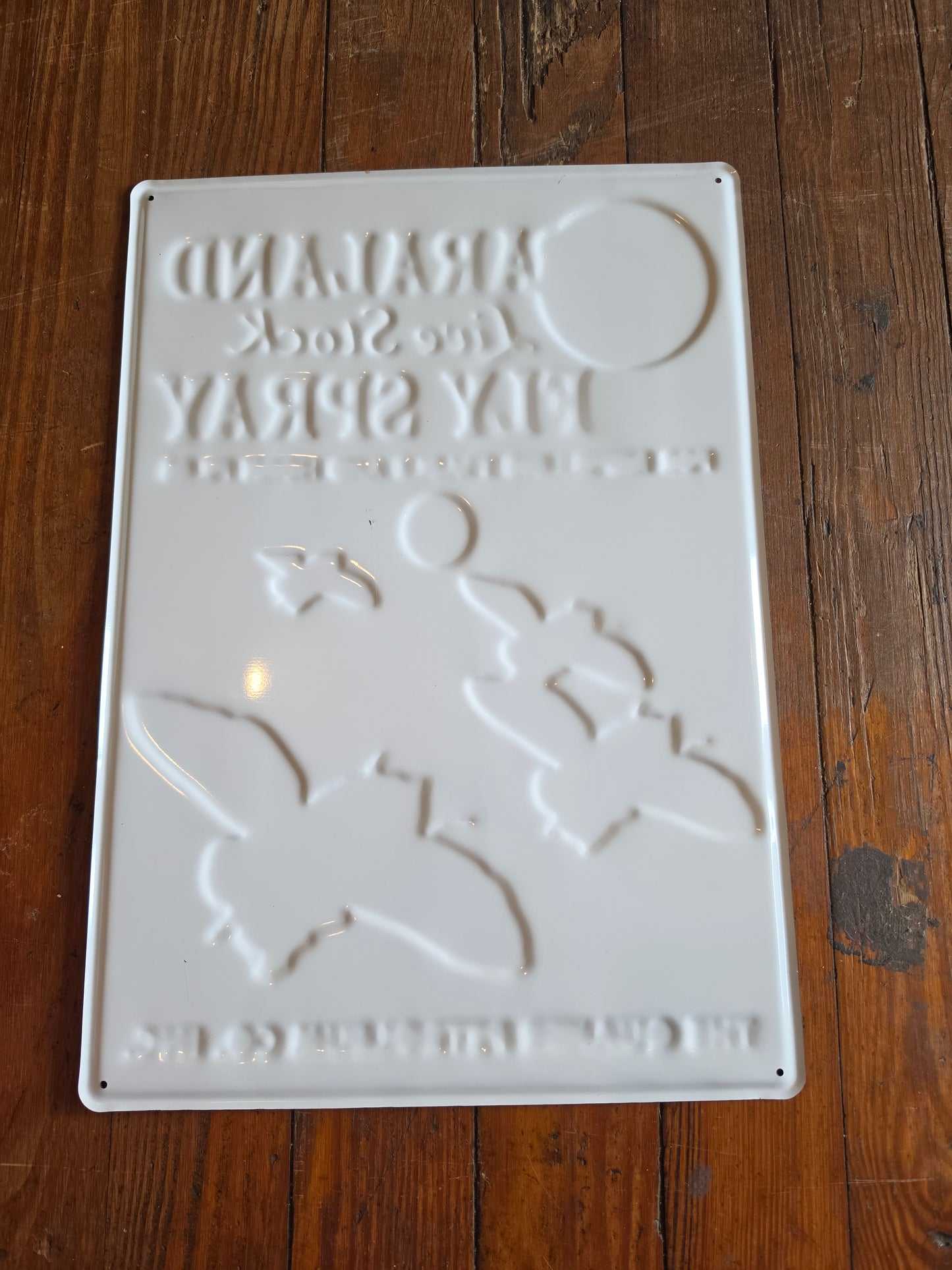 Paraland  Live Stock Fly Spray  metal sign