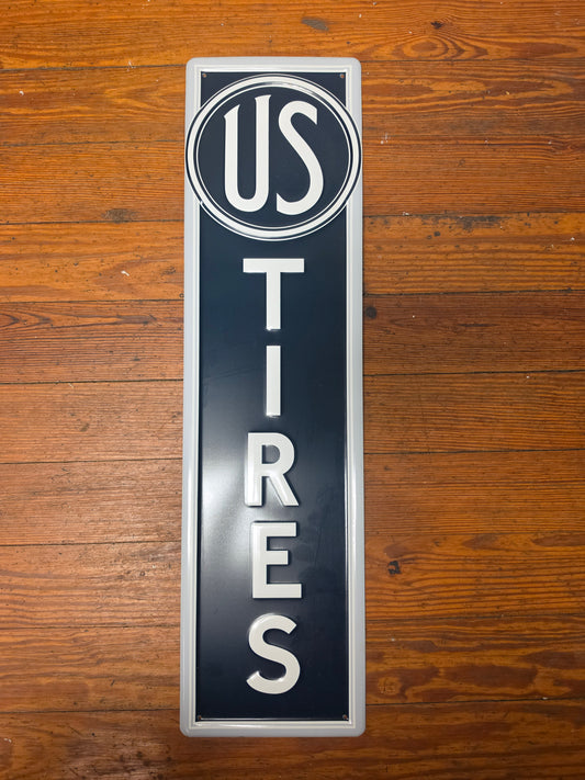 US Tires. Metal sign