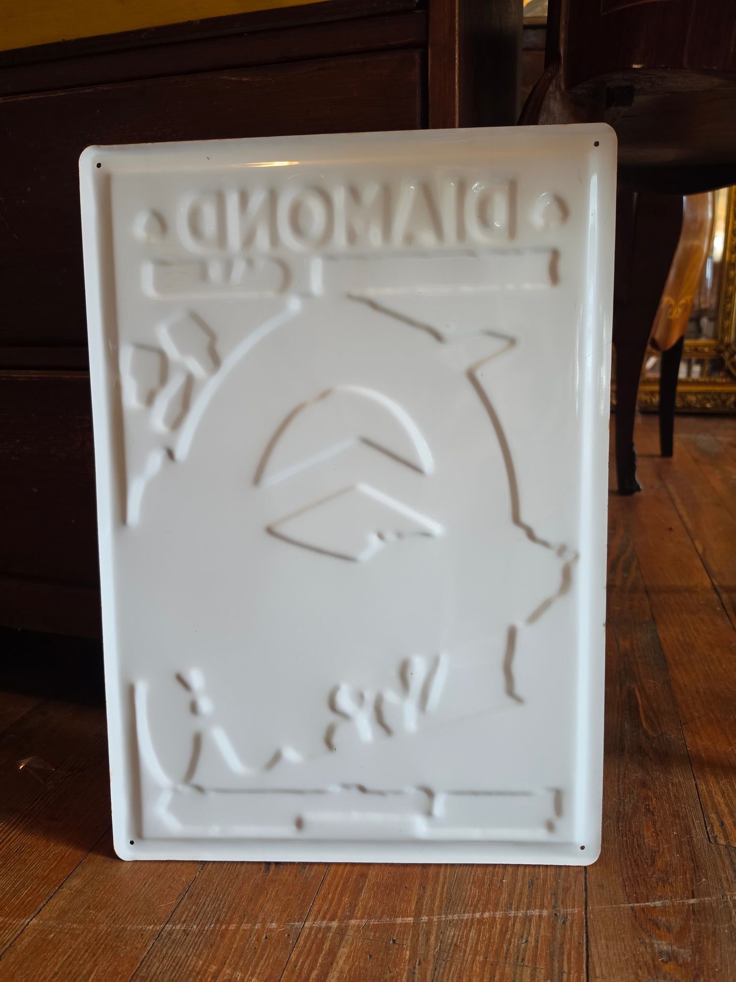 Metal sign  Diamond Horseshoes Calks