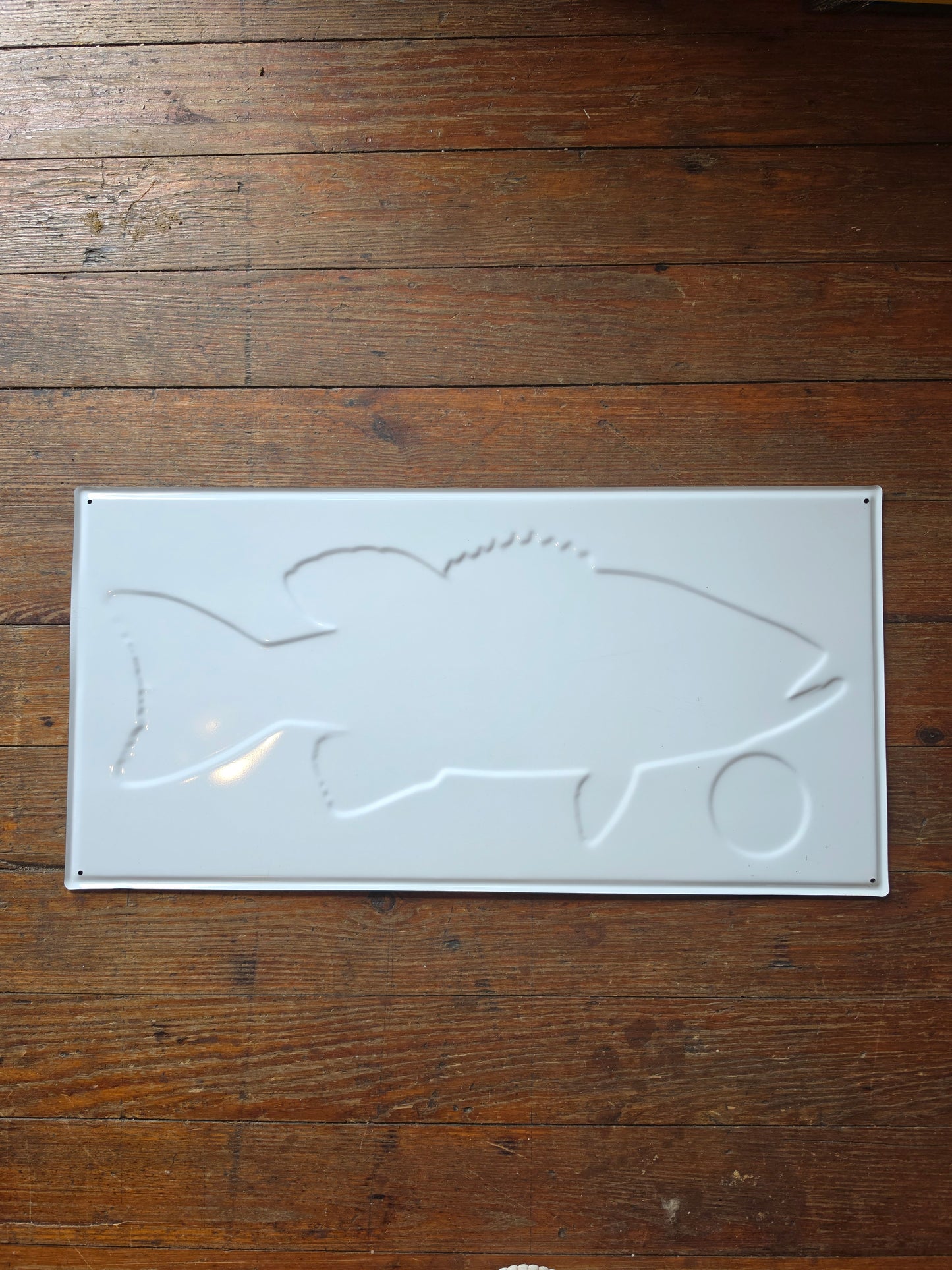 Commonwealth of Pennsylvania Board of Fish Commissioners metal sign