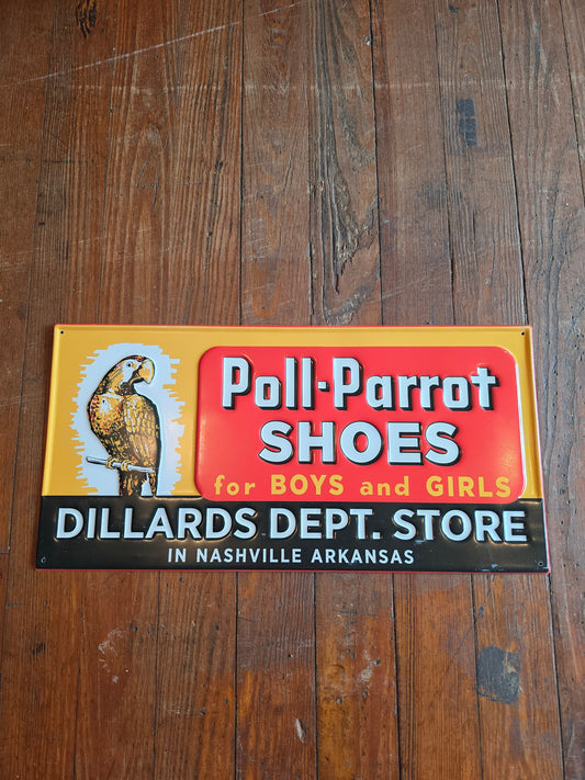 Poll-Parrot Shoes Metal sign