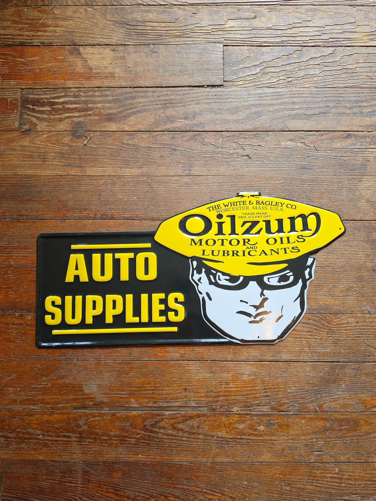 Oilzum Motor Oils and Lubricants Metal sign