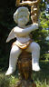 Candle-Obra - Gold Gilded w/ Cherub-Jantiques LLC.