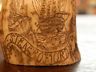 Scrimshaw Resin - Replica Whale Tooth "Capt Vincent" 3 1/4"-Jantiques LLC.