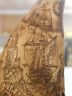 Scrimshaw Resin - Replica Whale Tooth "Capt Vincent" 3 1/4"-Jantiques LLC.