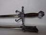 Metal - Silver Decorative Sword-Jantiques LLC.