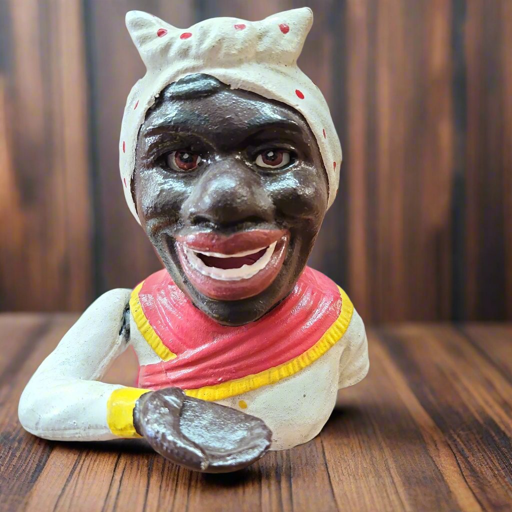 Cast Iron Mechanical Bank - Aunt Jemima-Jantiques LLC.