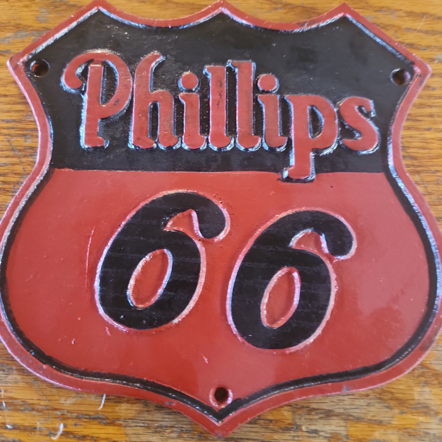 Cast Iron Sign - Route 66-Jantiques LLC.