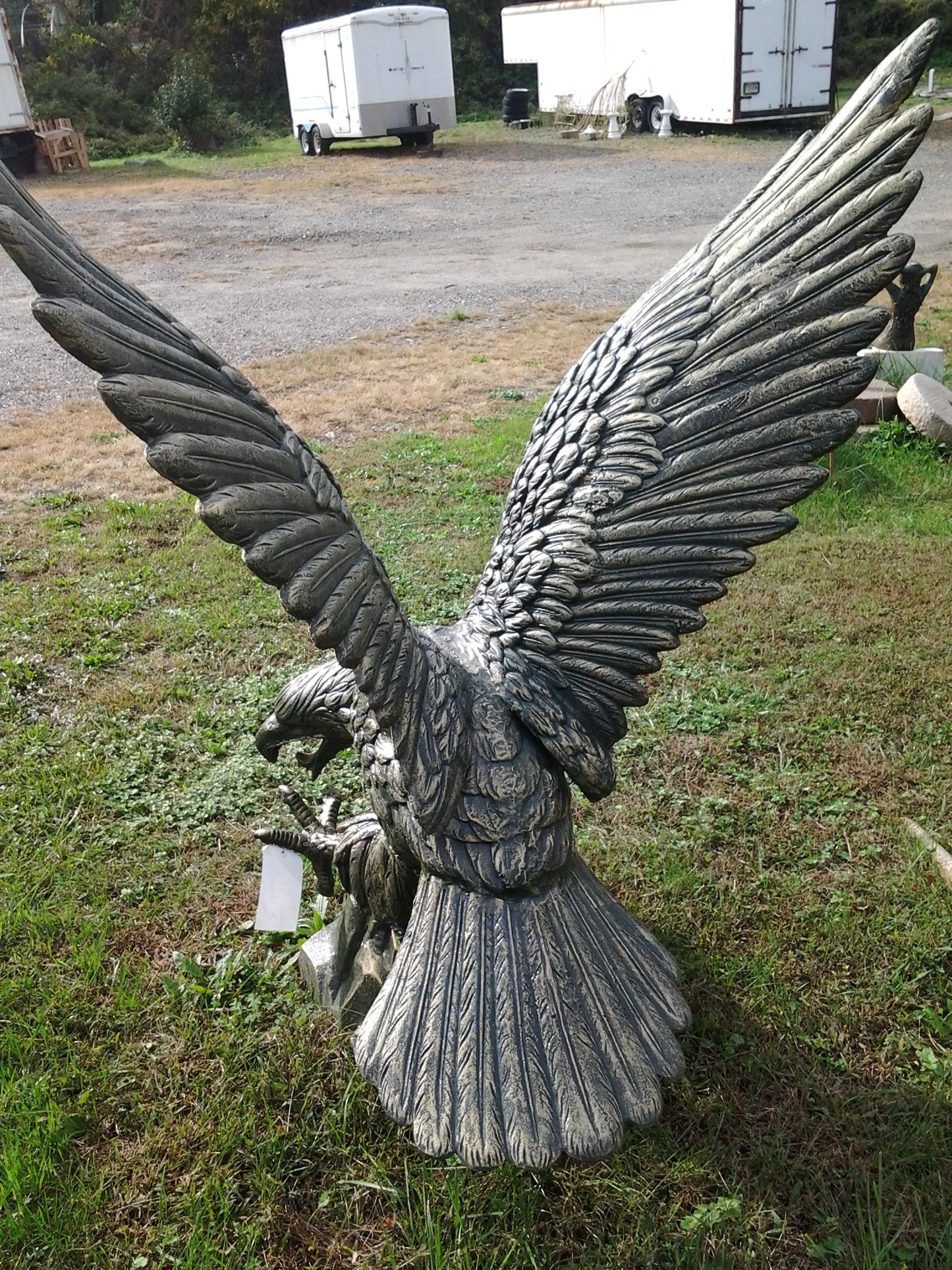 Cast Iron Statue - Eagle-Jantiques LLC.