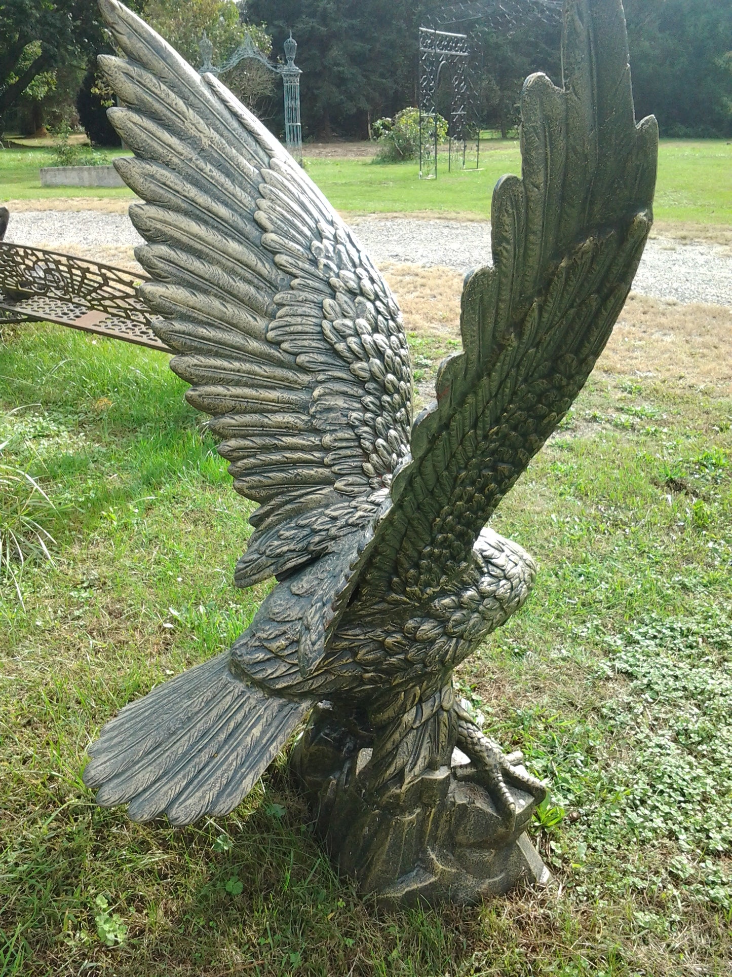 Cast Iron Statue - Eagle-Jantiques LLC.