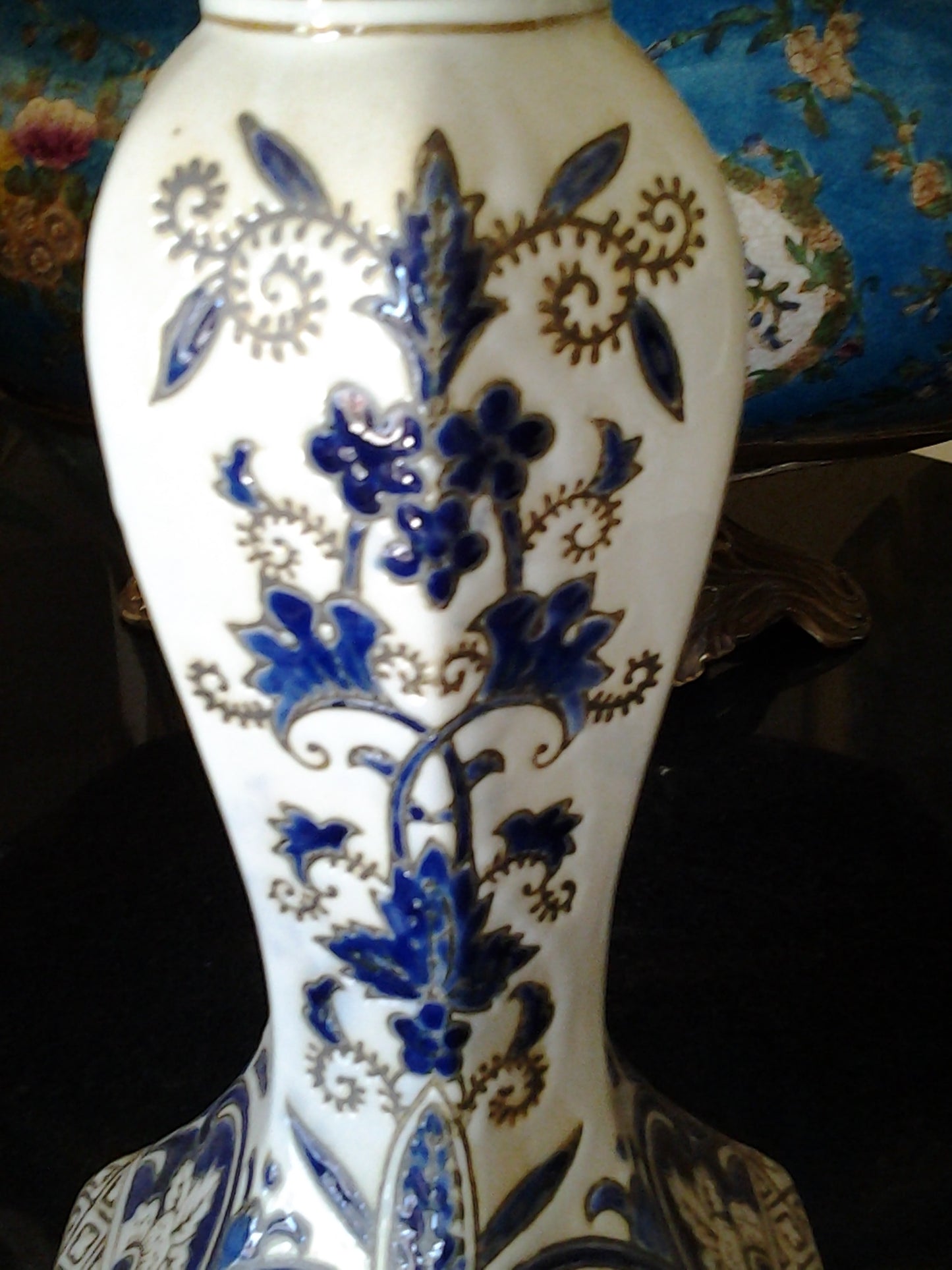 Porcelain - Big CandleStick Holder-Jantiques LLC.