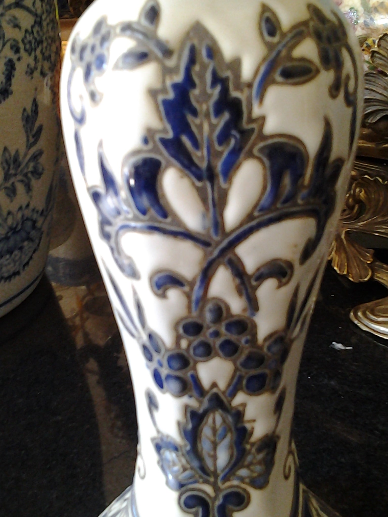 Porcelain - Small CandleStick Holder-Jantiques LLC.