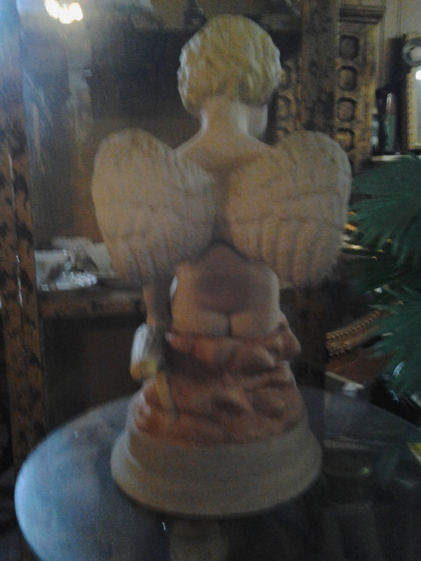 Poly-Resin - Colored Winged Cherub-Jantiques LLC.