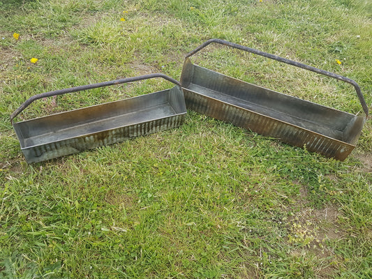 Tin - Galvanized Tool Carrier-Jantiques LLC.