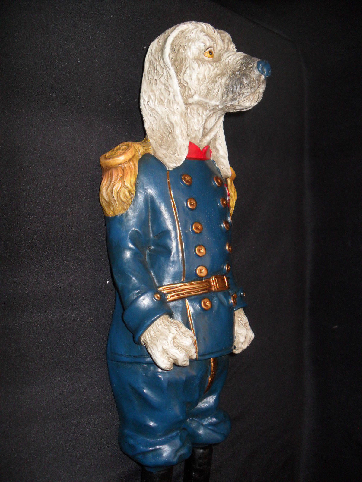 Horse Bridle Holder - "Dog In Blue Uniform"-Jantiques LLC.