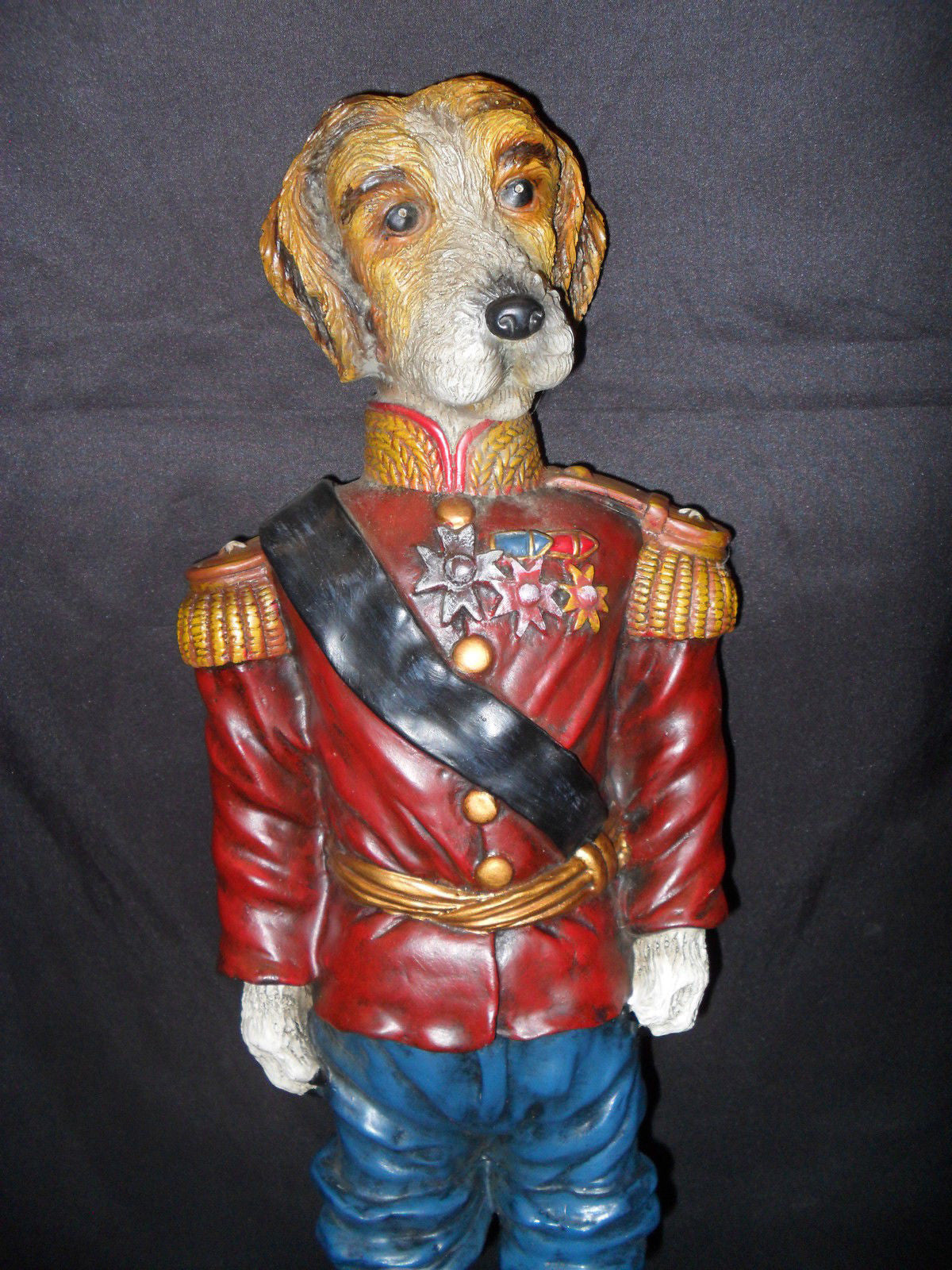 Horse Bridle Holder - "Dog In Red Uniform"-Jantiques LLC.