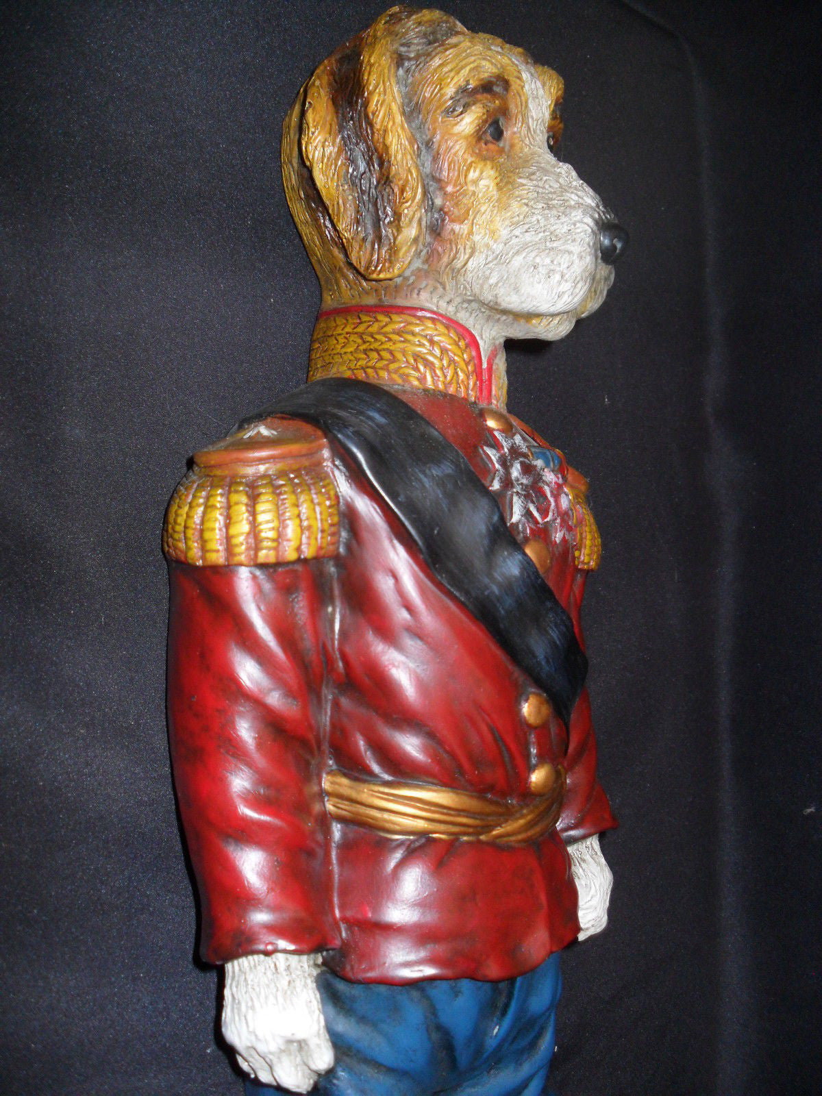 Horse Bridle Holder - "Dog In Red Uniform"-Jantiques LLC.