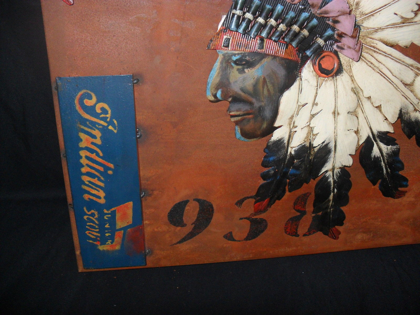 Indian Motorcycle 3D Advertising Wall Art-Jantiques LLC.