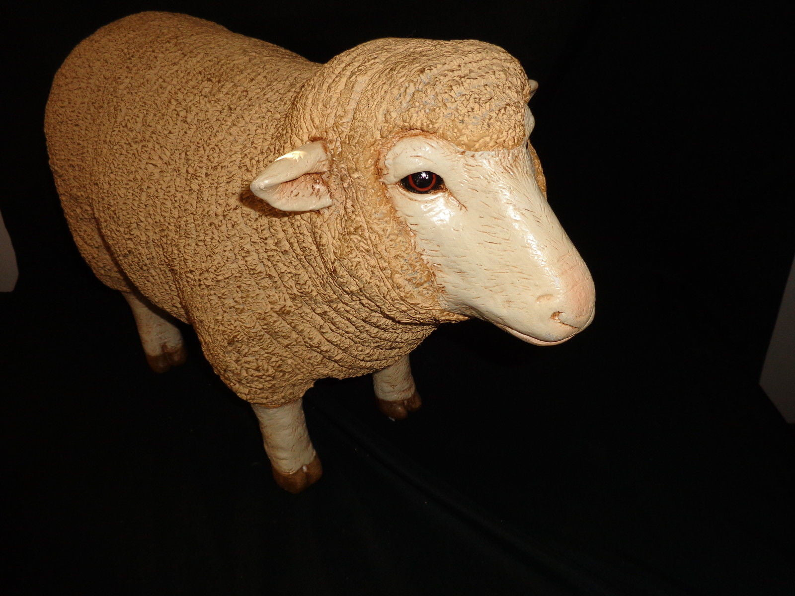 Life Size Sheep with Head Up-Jantiques LLC.