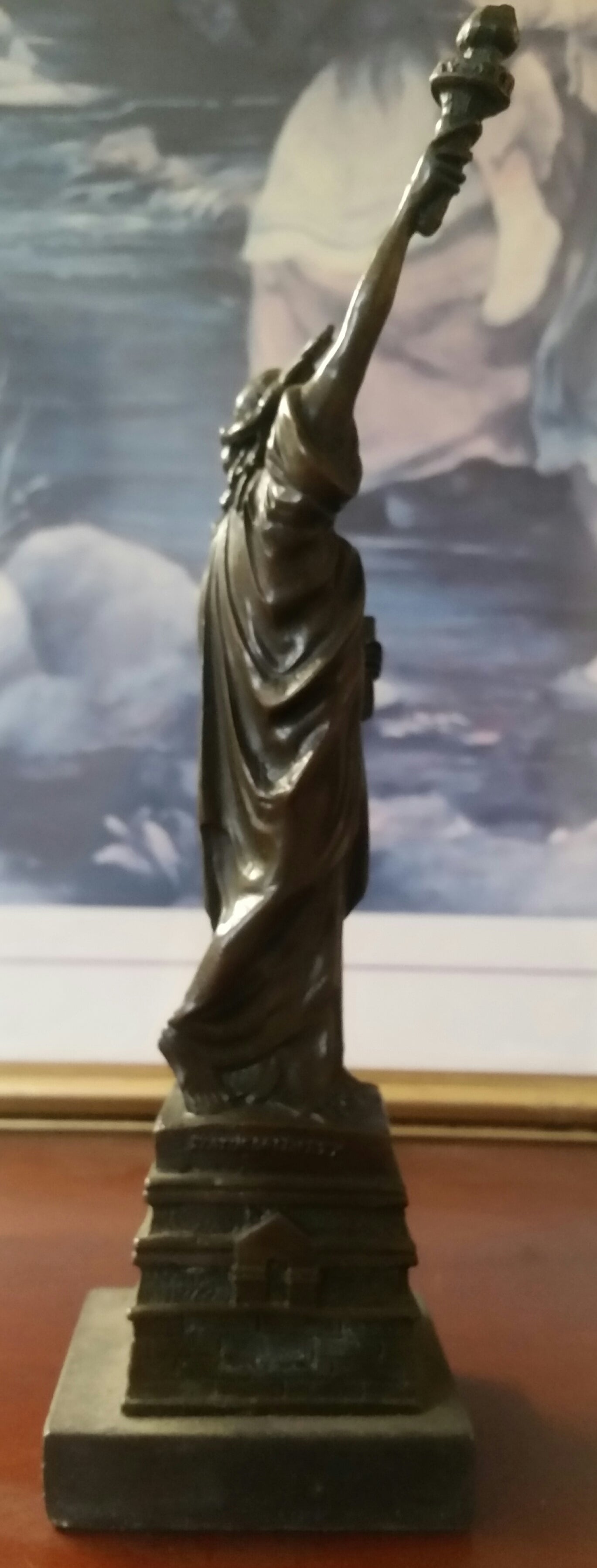 Bronze Figurine - Statue of Liberty-Jantiques LLC.