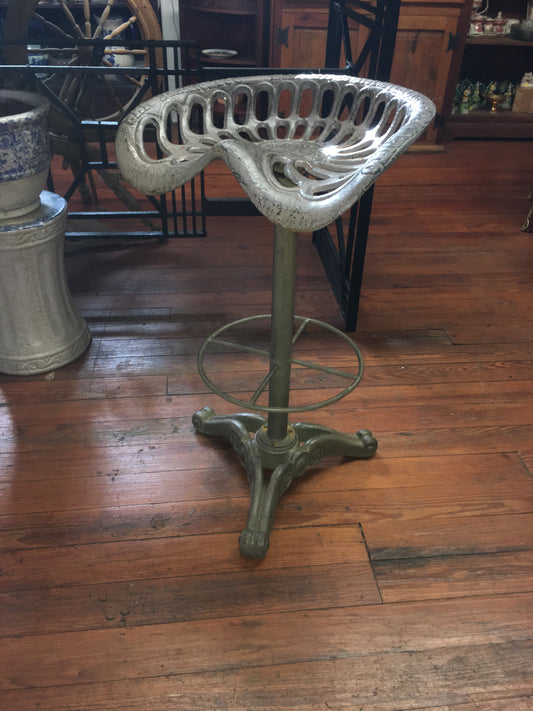 CAST IRON TRACTOR/ BARSTOOL-Jantiques LLC.