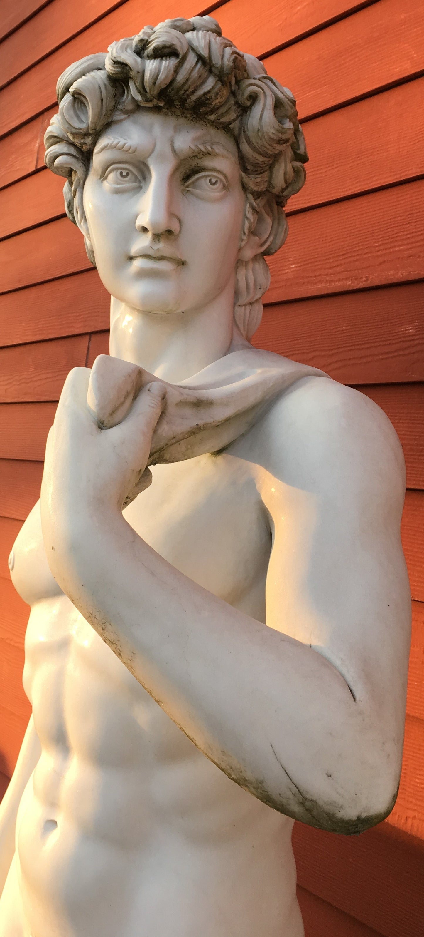 MARBLE STATUE OF DAVID-Jantiques LLC.