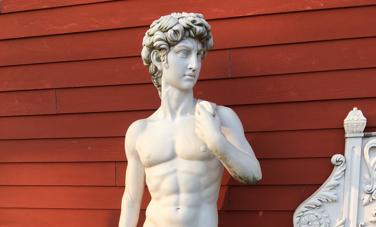 MARBLE STATUE OF DAVID-Jantiques LLC.