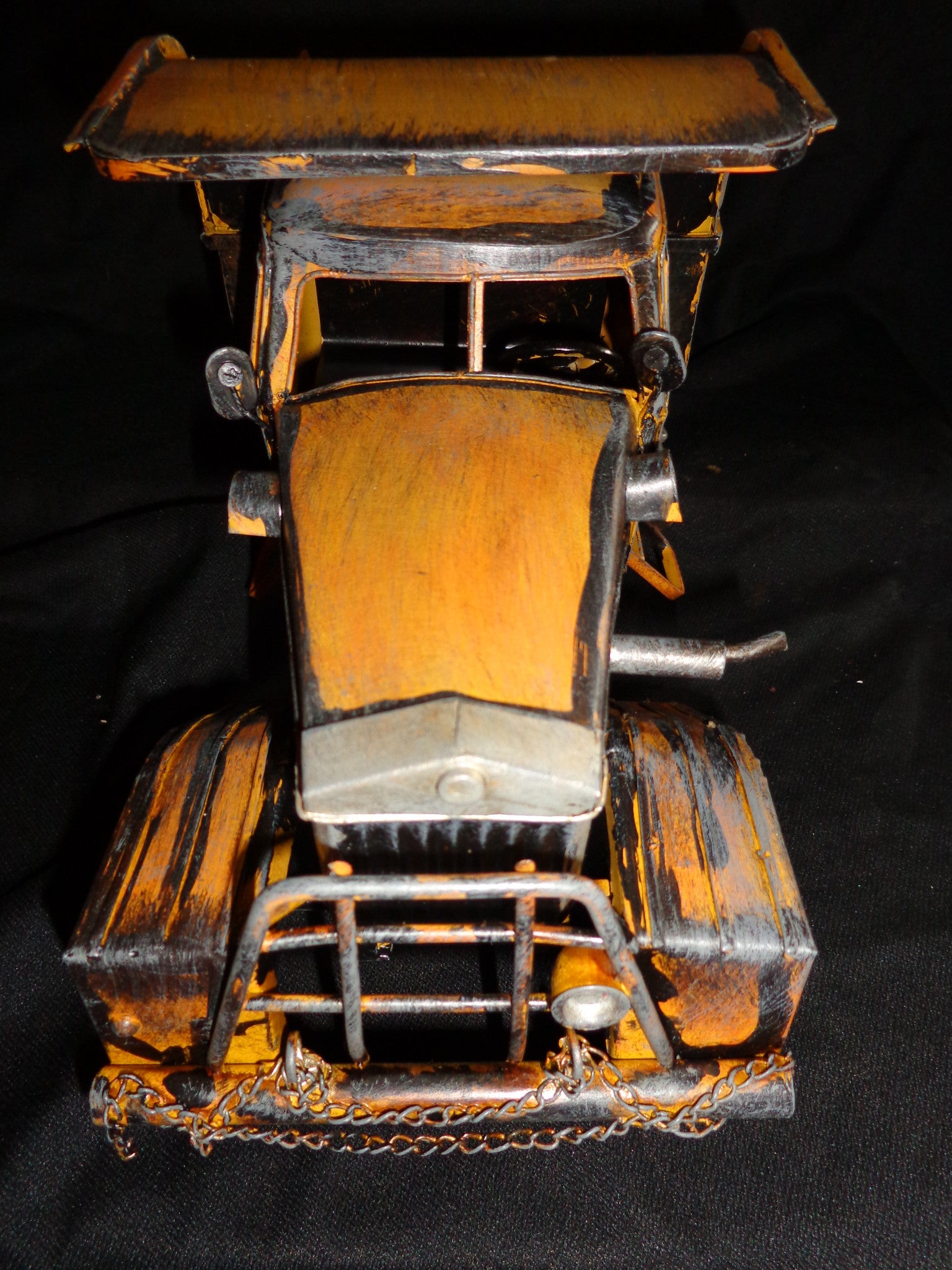 Vintage Toys - Yellow Dump Truck Tin Toy-Jantiques LLC.