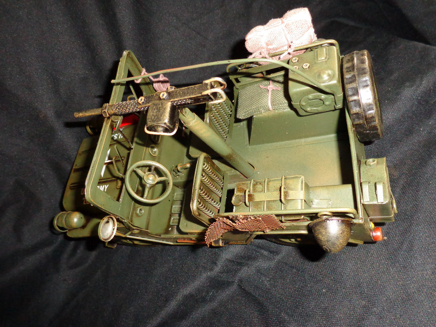 Vintage Toys - Willys WB 1941 Jeep WWII With Machinegun-Jantiques LLC.