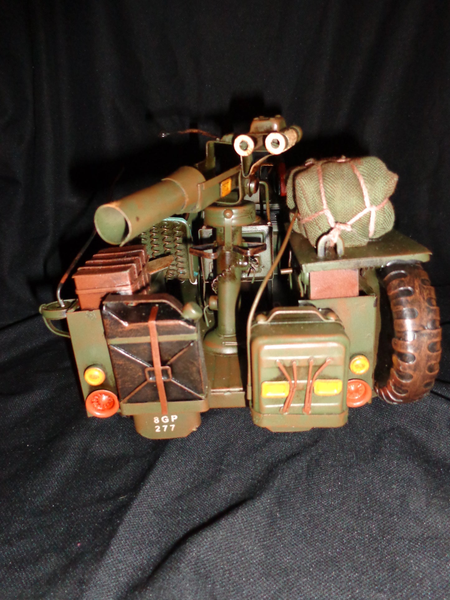 Vintage Toys - Willys WB Military Jeep 15" Large-Jantiques LLC.