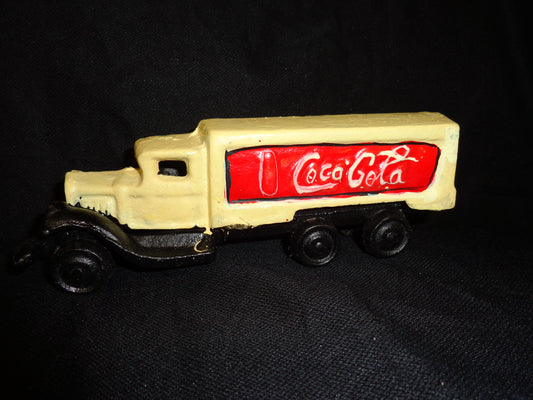 Cast Iron Toy - Coca-Cola Delivery Truck-Jantiques LLC.