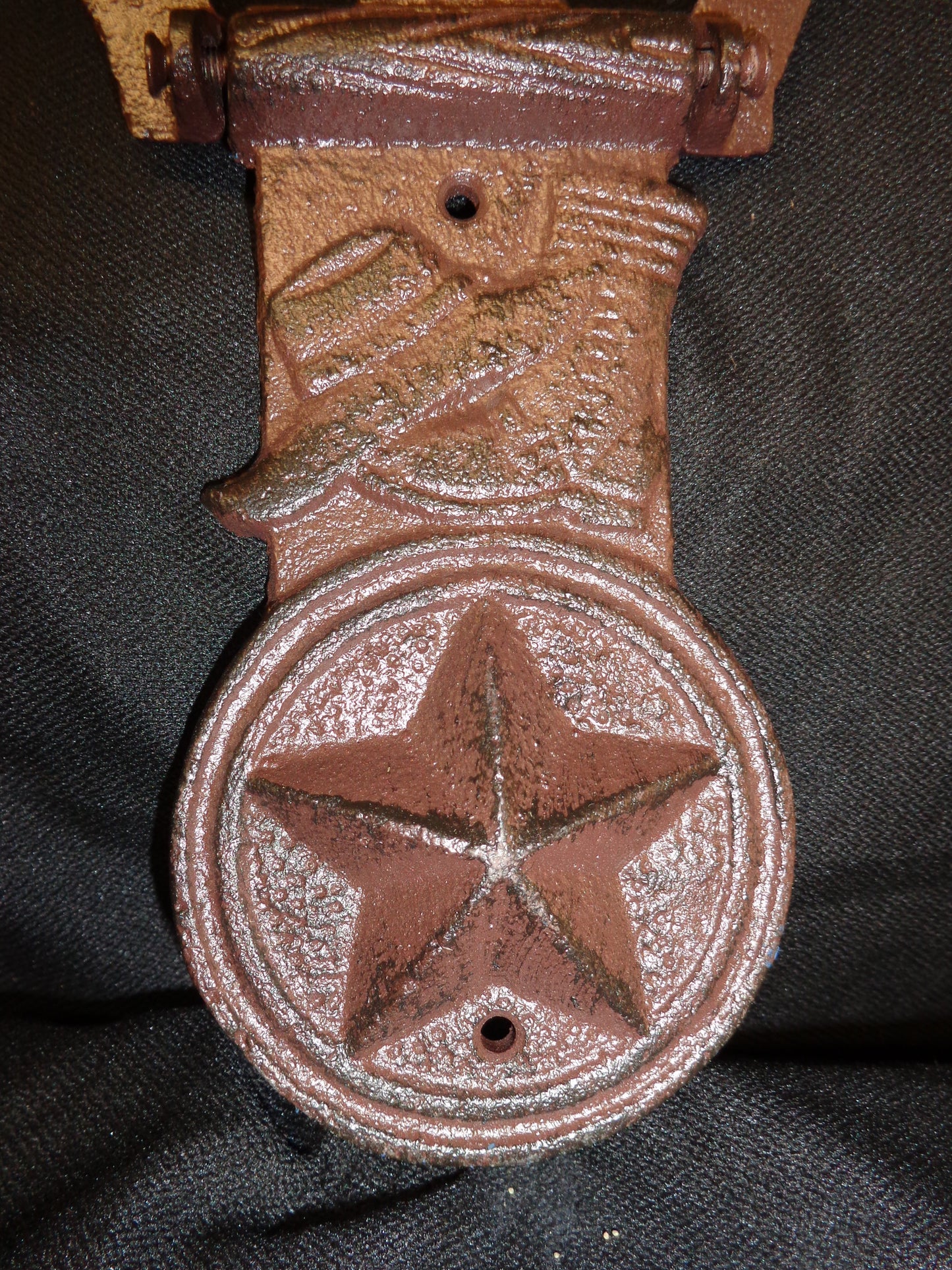 Door Knocker - Cast Iron Western Boot, Hat and Lone Star-Jantiques LLC.