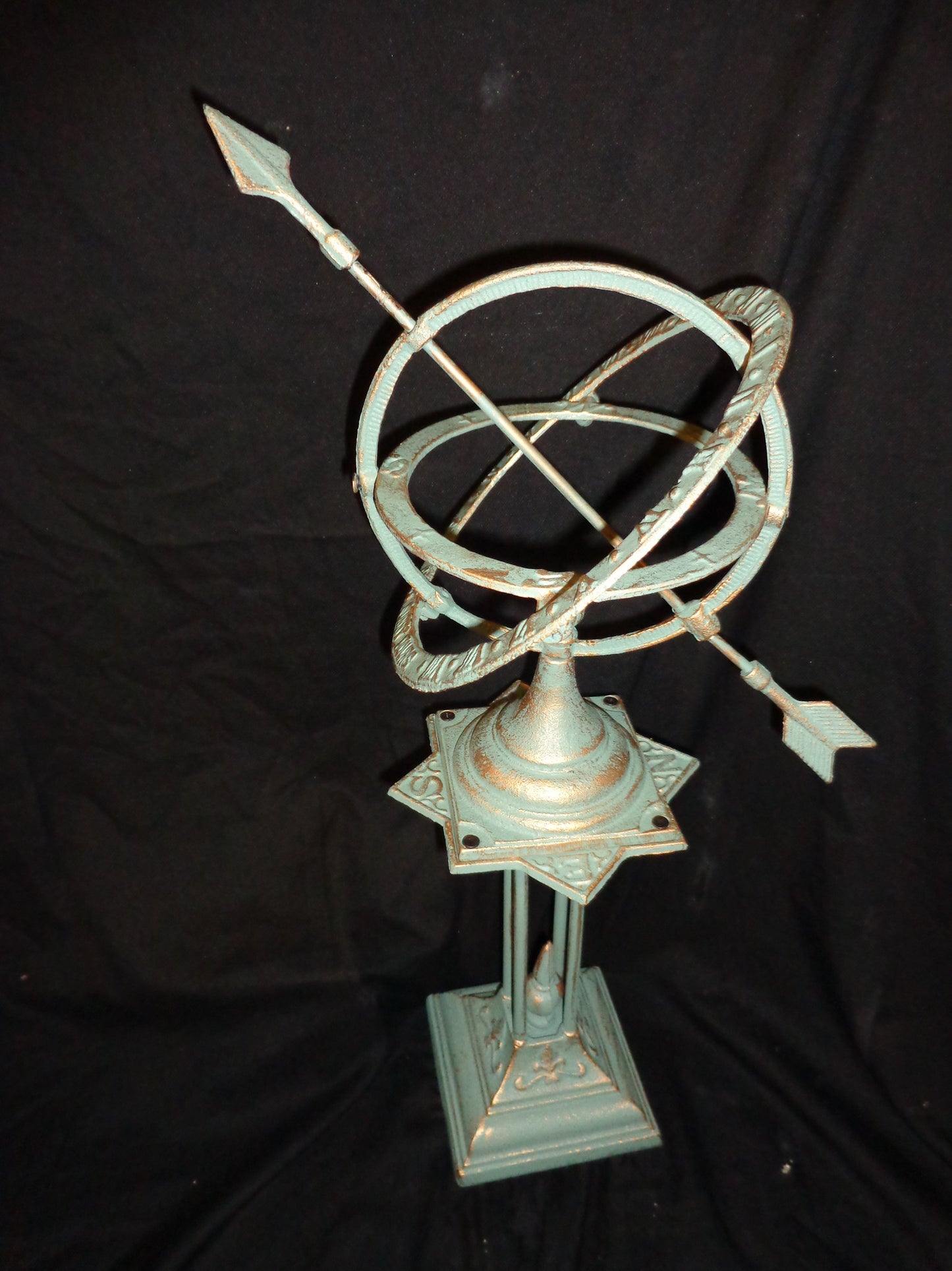 Cast Iron Armillary - Sphere Globe-Jantiques LLC.