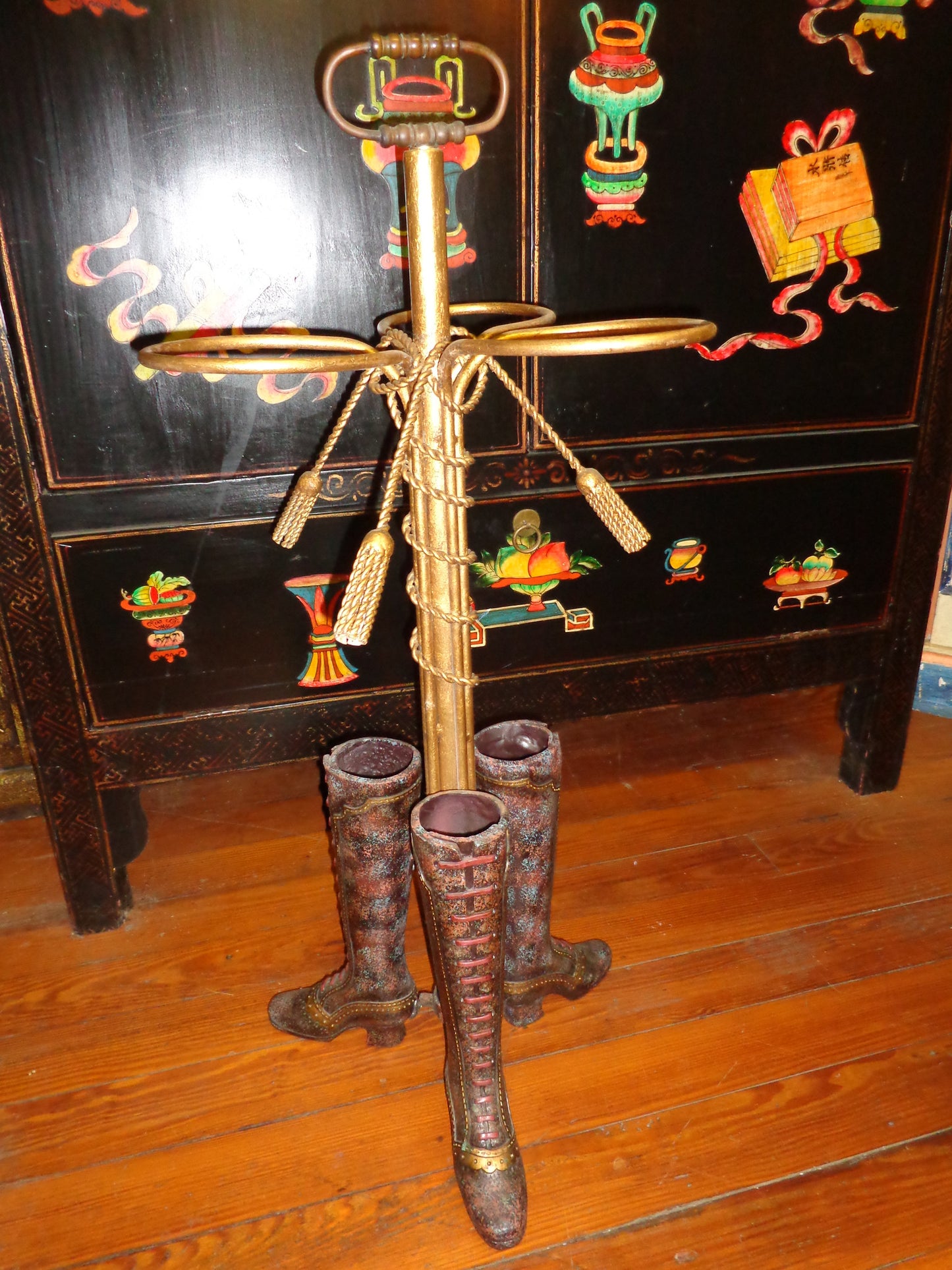 Umbrella Stand - Whimsical 3 Boot-Jantiques LLC.