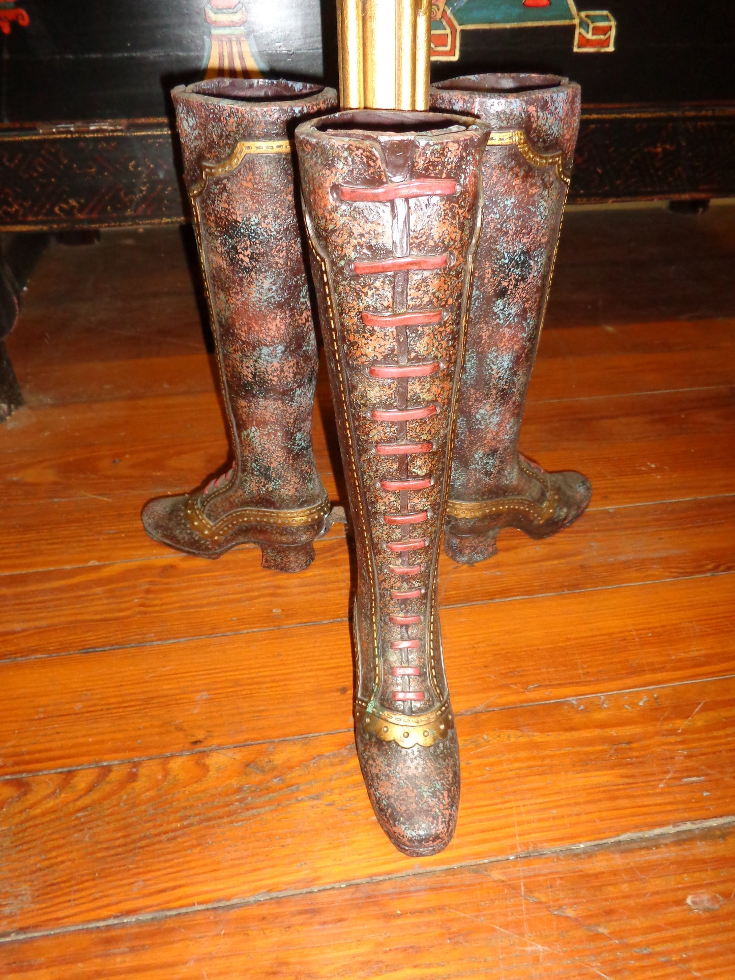 Umbrella Stand - Whimsical 3 Boot-Jantiques LLC.