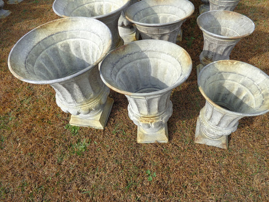 Industrial Planter 3 PC. Planter/Urn Set-Jantiques LLC.