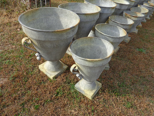 Industrial Planter 2 Pc. Planter Urn-Jantiques LLC.