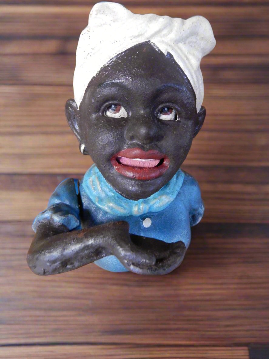 Cast Iron Mechanical Bank - "Maid"-Jantiques LLC.