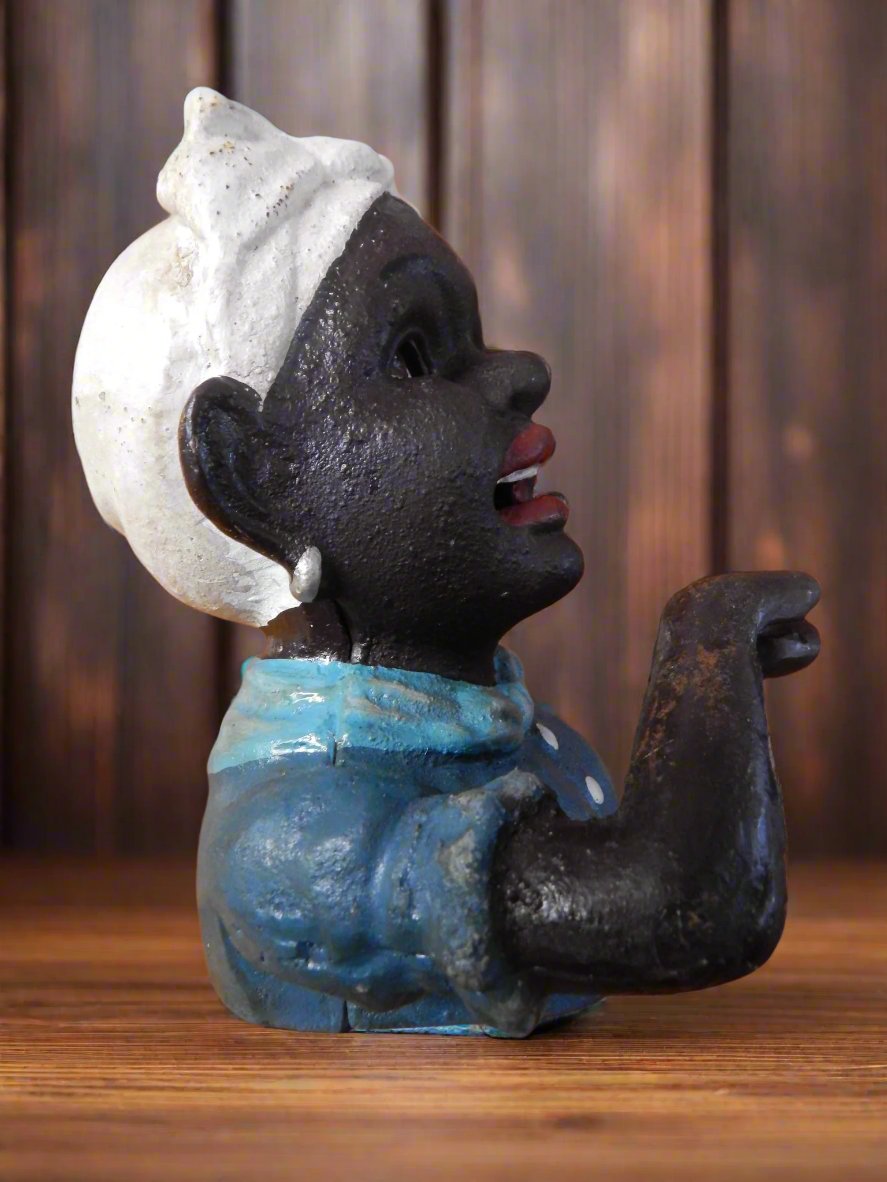 Cast Iron Mechanical Bank - "Maid"-Jantiques LLC.