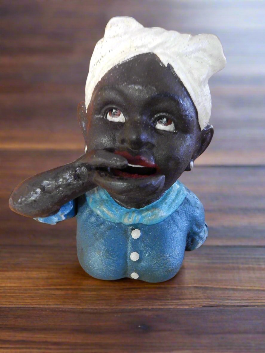 Cast Iron Mechanical Bank - "Maid"-Jantiques LLC.