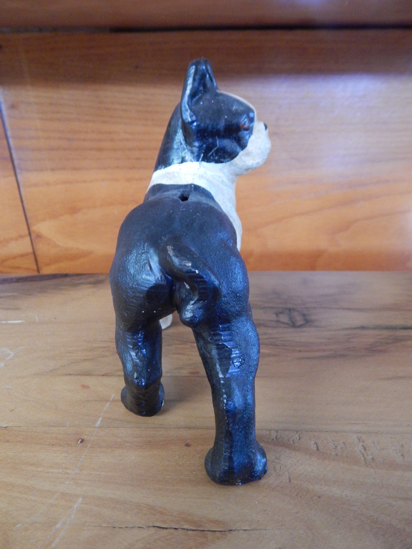 Cast Iron Bank - Small Boston Terrier-Jantiques LLC.