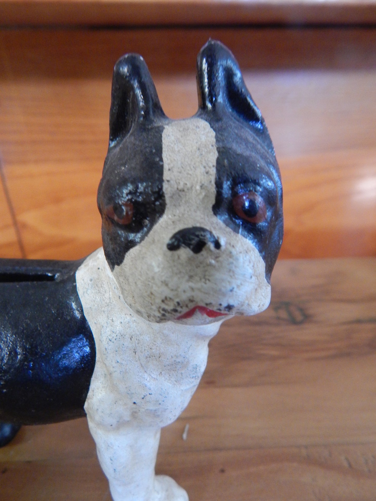 Cast Iron Bank - Small Boston Terrier-Jantiques LLC.