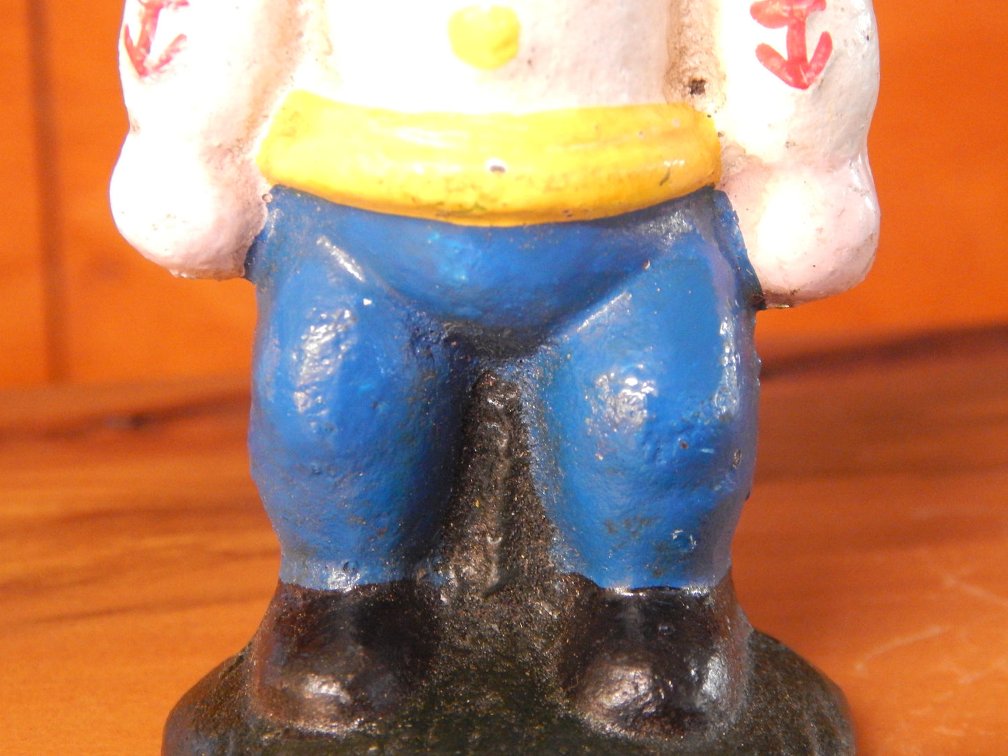 POPEYE Cast Iron Penny Bank - Short Popeye The Sailor Man-Jantiques LLC.